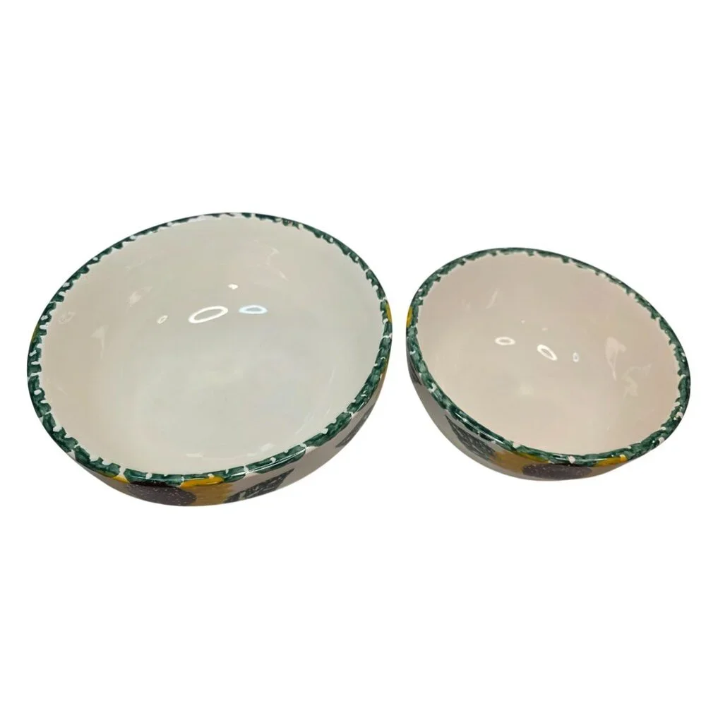 *Vintage Santa Ana Co. Sunflower bowl Set